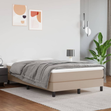 vidaXL cappuccino színű műbőr rugós ágykeret 120x200 cm ágy és ágykellék