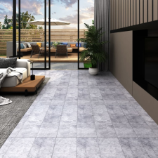 vidaXL cementszürke 2 mm-es PVC padlóburkolat 5,26 m² beton- és padlóbevonat