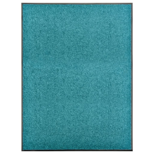 vidaXL ciánkék kimosható lábtörlő 90 x 120 cm lakástextília