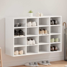 vidaXL Cipősszekrény polcokkal Fehér 103 x 30 x 67 cm Faanyag bútor