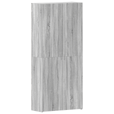 vidaXL Cipőtároló Szürke Sonoma 80x35,5x180 cm Mérnöki Fa (3333841) bútor