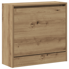 vidaXL Cipőtartó Artisan tölgy 60x21x57 cm Mérnöki Fa (869100) bútor