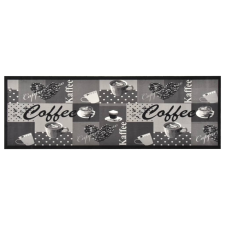 vidaXL "Coffee blue" mintájú mosható konyhaszőnyeg 60 x 180 cm lakástextília