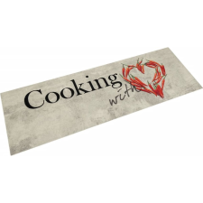 vidaXL cooking feliratos mosható bársony konyhaszőnyeg 60 x 180 cm (4005624) lakástextília