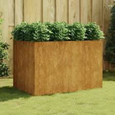 vidaXL Corten acél kerti magaságyás 120x80x80 cm kerti tárolás