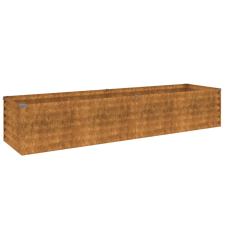 vidaXL corten acél kerti magaságyás 194x50x36 cm (151976) kerti tárolás