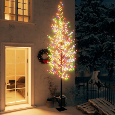 vidaXL cseresznyevirágos karácsonyfa 1200 db színes LED-del 400 cm műfenyő