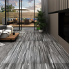 vidaXL csíkos szürke 2 mm-es öntapadó PVC padlóburkolat 5,02 m²