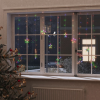 vidaXL csillag és hold fényfüzér 138 színes LED-del és távirányítóval