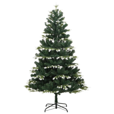vidaXL csuklópántos műkarácsonyfa hóval 120 cm (356755) műfenyő