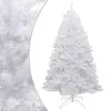 vidaXL Csuklópántos műkarácsonyfa hóval 240 cm