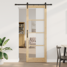 vidaXL Csúszó Ajtó Alátétekkel "ORKDAL" 83x232 cm nyílászáró