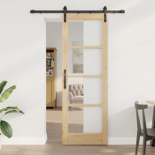 vidaXL Csúszó ajtó Egyéb ORKDAL Barna 73.5 x 211 cm nyílászáró