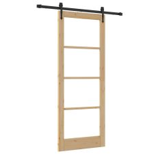 vidaXL Csúszó Ajtó Hardver Készlettel "ORKDAL" 83x211 cm (3332447) nyílászáró