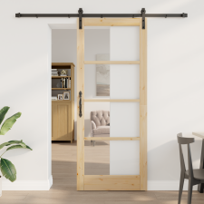 vidaXL Csúszó Ajtó Hardver Készlettel 'ORKDAL'86x211 cm nyílászáró