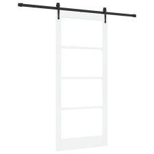 vidaXL Csúszó Ajtó Hardver Készlettel 'ORKDAL'Fehér 93x211 cm (3332486) építőanyag