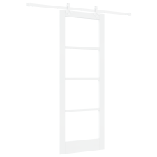 vidaXL Csúszóajtó Hardver Készlet Fehér 78x211 cm Szilárd Fenyő (3332218) nyílászáró