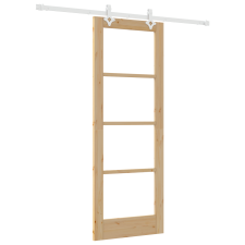 vidaXL csúszóajtó szerelvény készlet 73.5x198.5 cm szilárd fenyőből (3332211) nyílászáró
