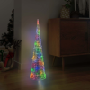 vidaXL dekoratív színes fényű LED-es akril fénykúp 90 cm