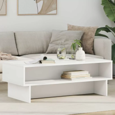  vidaXL Dohányzóasztal Fehér 100 x 46 x 35 cm Faanyag bútor
