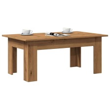 vidaXL dohányzóasztal kézműves tölgy 100x60x42 cm gépelt fa bútor