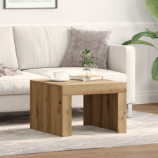 vidaXL Dohányzóasztal kézműves tölgy 50 x 50 x 35 cm Faanyag bútor