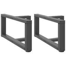 vidaXL Dohányzóasztal Láb - T-alakú - Acél - 70x25cm bútor