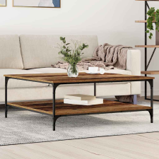 vidaXL Dohányzóasztal Régi fa 100 x 100 x 40 cm Faanyag bútor