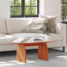 vidaXL Dohányzóasztal Viaszbarna 80 x 40 x 35 cm Tömör fenyőfa bútor