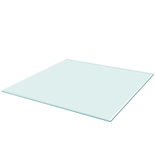 vidaXL edzett üveg asztallap négyszögletes 800x800 mm bútor