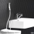 vidaXL EISL kézi zuhanyszett kádhoz fali zuhanytartóval és fehér tömlővel