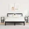  vidaXL Éjjeli asztal 2 pcs Fekete tölgy 25,5 x 22 x 49,5 cm Faanyag