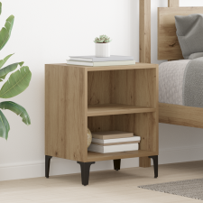 vidaXL Éjjeli Szekrények 2 db Kézműves tölgy 40x30x50 cm Mérnöki fa bútor