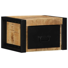 vidaXL Éjjeli szekrények 2 db tömör nyersfa mangó 40x35x25 cm bútor