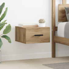 vidaXL Éjjeliszekrény 2 pcs kézműves tölgy 35 x 35 x 20 cm Faanyag bútor