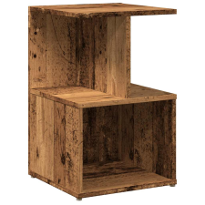vidaXL éjjeliszekrény Régi fa 35x35x55 cm Gépi fa (856530) bútor