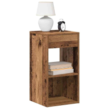 vidaXL éjjeliszekrények fiókkal 2 db régi fa 35x34x66,5 cm bútor