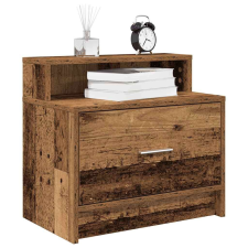 vidaXL éjjeliszekrények fiókkal 2 db régi fa 51 x 31 x 47 cm bútor