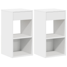 vidaXL éjjeliszekrények fiókos 2 db fehér 35x34x66,5 cm (858714) bútor