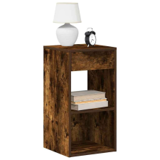 vidaXL éjjeliszekrények fiókos 2 db füstölt tölgy 35x34x66,5 cm bútor