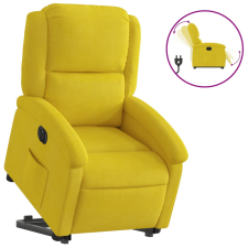 vidaXL elektromos felállást segítő sárga bársony dönthető fotel (3204329) bútor