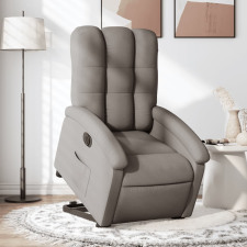 vidaXL elektromos felállást segítő tópszínű szövet dönthető fotel bútor