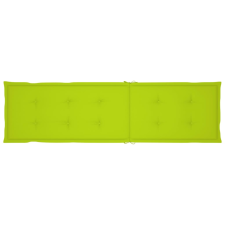vidaXL élénkzöld nyugágypárna (75+105) x 50 x 4 cm kerti bútor