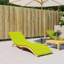 vidaXL élénkzöld oxford szövet napozóágy párna 200 x 60 x 3 cm kerti bútor