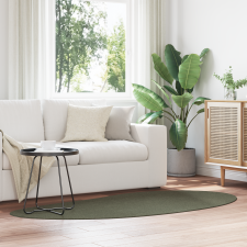 vidaXL Erdő Zöld szőnyeg 100x200 cm Poliészter Csúszásmentes lakástextília