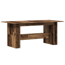 vidaXL Étkezőasztal Régi fa 180x90x76 cm Gépelt fa (855844) bútor