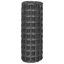 vidaXL Euro Fence szürke acélkerítés 25 x 1 m kerti bútor
