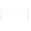vidaXL Euro Kerítés 11 U Oszlopal Ezüst 0.6x50 m Acél (3336211)