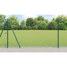 vidaXL Euro Kerítés 7 Flanged Posts 1.2x10 m Horganyzott Acél építőanyag