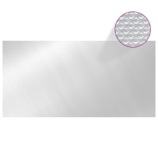 vidaXL ezüst polietilén medencetakaró 600 x 300 cm (93098) medence kiegészítő